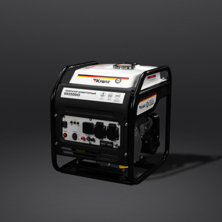 KR-16-1143 Генератор бензиновый инверторный KR3500IO, 3.5кВт. 7л, откр Kranz 