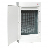 Щит слаботочный навесной Unix белая дверь 3       габарит IP40 PROxima EKF ux-3m-nw