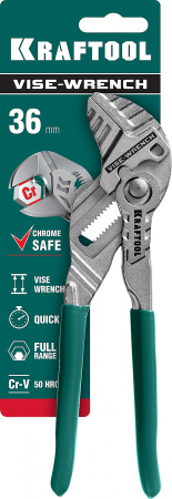 Клещи переставные-гаечный ключ 180 мм Vise-Wrench KRAFTOOL 22063