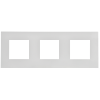 SKANDY Рамка 3-местная SK-F03W арктический белый IEK SK-M32-K01