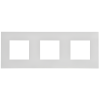 SKANDY Рамка 3-местная SK-F03W арктический белый IEK SK-M32-K01