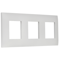 SKANDY Рамка 3-местная SK-F03W арктический белый IEK SK-M32-K01