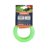 Леска  D 2.4 мм L 12 м (звезда, зеленая) 240-12-3, картонный подвес Patriot 805205122