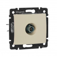 VALENA Розетка телевизионная TV звезда в рамку слоновая кость 1.5дБ Legrand 774329