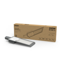 Светильник светодиодный уличный консольный LED ДКУ-200 Вт 20000 Лм 5000К IP65 190-250 В КСС Ш 600х200х70 мм Avenue GAUSS 629534302