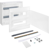 Practibox S Пластиковый щиток Навесной (ЩРн-П) 2X18 Белая дверь Legrand 137607