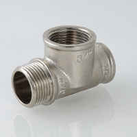 Тройник ВВН 1/2'х1/2'х1/2' переходной, никелированный VALTEC VTr.134.N.0004 S13410004