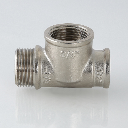 Тройник ВВН 1/2'х1/2'х1/2' переходной, никелированный VALTEC VTr.134.N.0004 S13410004
