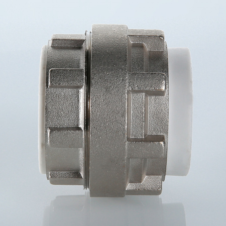 Соединение разборное 20 мм полипропиленовое PPR белое VALTEC VTp.763.0.020 PV7632000  