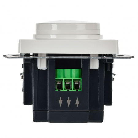 BR-D20-0600-K01 BRITE Светорегулятор поворотно-нажимной 600Вт СС10-1-0-БрБ белый IEK 