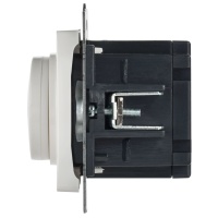 BRITE Светорегулятор поворотно-нажимной 600Вт СС10-1-0-БрБ белый IEK BR-D20-0600-K01