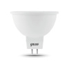Лампа светодиодная LED 5 Вт 500 лм 3000К DC12В GU5.3 софит MR16 теплая Низковольтная Black Gauss GAUSS 201505105