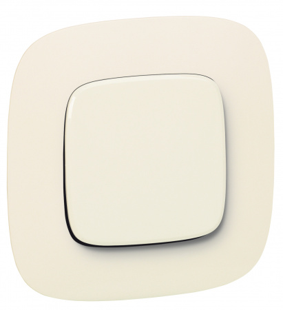 755006 Valena ALLURE Лицевая панель для выключателей одноклавишных Слоновая кость Legrand 