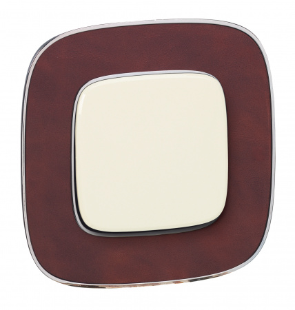 755006 Valena ALLURE Лицевая панель для выключателей одноклавишных Слоновая кость Legrand 