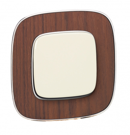 755006 Valena ALLURE Лицевая панель для выключателей одноклавишных Слоновая кость Legrand 