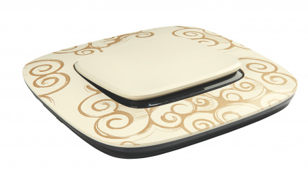 755006 Valena ALLURE Лицевая панель для выключателей одноклавишных Слоновая кость Legrand 