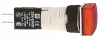 Лампа сигнальная 16мм 12-24В красная квадратная Schneider Electric XB6CV4BB
