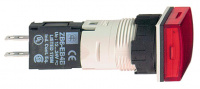 Лампа сигнальная 16мм 12-24В красная квадратная Schneider Electric XB6CV4BB