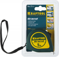 Рулетка Grand 5м х 25мм KRAFTOOL 34022-05-25