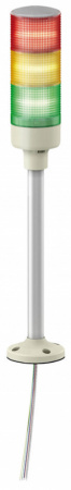 Колонна световая красный-желтый-зеленый 24В стойка+основание Schneider Electric XVGB3H