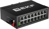 Коммутатор промышленный неуправляемый U-16T, 16 портов 10/100Base-T(X) RJ45, монтаж на динрейку TSX EKF TSX-U-16T