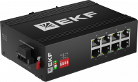 Коммутатор промышленный неуправляемый U-8GT, 8 портов 10/100/1000Base-T(X) RJ45, монтаж на динрейку TSX EKF TSX-U-8GT