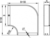 Монтажный комплект муфта труба-коробка DN 10 мм, М16х1.5. полиамид, цвет черный DKC PACM10M16N