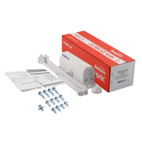 Доводчик дверной морозостойкий НОРА-М 440 ISPARUS белый 17201