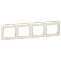 VALENA Рамка 4 поста горизонтальная слоновая кость Legrand 774354