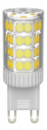 Лампа светодиодная CORN капсула 5Вт 230В 4000К керамика G9 IEK LLE-CORN-5-230-40-G9