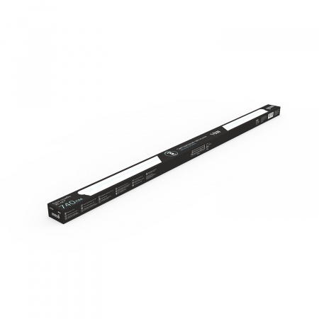 Светильник светодиодный линейный накладной ДПО 10 Вт 740 Лм 4000К IP20 561х22х37 мм TL Black Gauss GAUSS 130511210