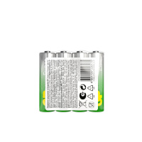 Батарейка алкалиновая GP Super Alkaline G-Tech 15А АA - 4 шт. в пленке 1211