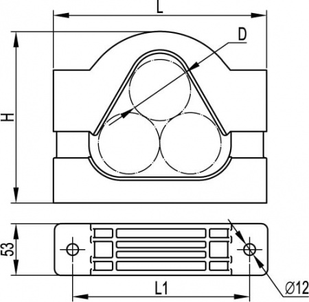 Консоль ВМ 200 мм DKC BBM5020
