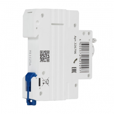 326796 Выключатель автоматический однополюсный 25А C 4.5кА AC OptiDin BM63-1C25-4.5-УХЛ3 КЭАЗ 