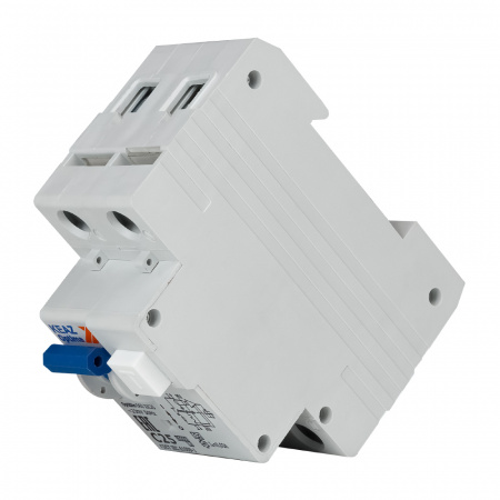 103509 Выключатель автоматический дифференциального тока АВДТ с защитой от сверхтоков 2П 25А 30мА A OptiDin D63-22C25-A-УХЛ4 КЭАЗ 