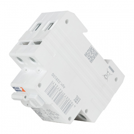 328100 Выключатель автоматический дифференциального тока АВДТ с защитой от сверхтоков 2П 25А 30мА AC 4.5кА OptiDin D63-22C25-AC-У3 КЭАЗ 