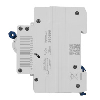 Выключатель автоматический двухполюсный 16А C 6кА AC OptiDin BM63-2C16-УХЛ3 КЭАЗ 260599