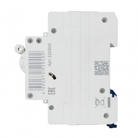 Выключатель автоматический двухполюсный 32А C 4.5кА AC OptiDin BM63-2C32-4.5-УХЛ3 КЭАЗ 326806