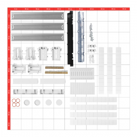 Щит распределительный навесной пластиковый 36 модулей ЩРН-п-36 OptiBox P-BNK-3-36-IP65 КЭАЗ 117975