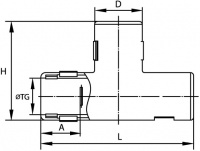 BRAVA Рамка-суппорт PDA-3BN 100 6 модулей DKC 10653