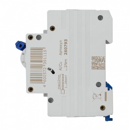 Выключатель автоматический трехполюсный 20А C 6кА AC OptiDin BM63-3C20-УХЛ3 КЭАЗ 260793