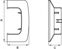 Угол внутренний 25х17 AIM In-liner DKC 00391