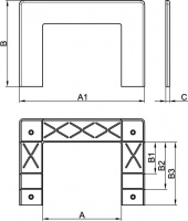 Консоль с опорой ML 300 мм DKC BBL5030