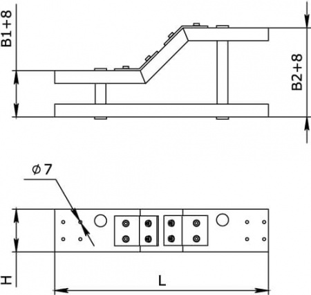 Угол 70-120 градусов внутренний 90х50мм изменяемый DKC 09551