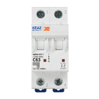Выключатель автоматический двухполюсный 63А C 4.5кА AC OptiDin BM63-2C63-4.5-УХЛ3 КЭАЗ 326809
