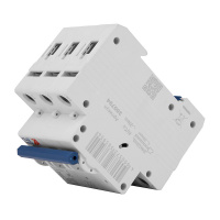 Выключатель автоматический трехполюсный 25А C 6кА AC OptiDin BM63-3C25-УХЛ3 КЭАЗ 260794