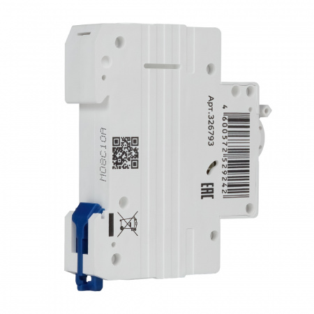 Выключатель автоматический однополюсный 10А C 4.5кА AC OptiDin BM63-1C10-4.5-УХЛ3 КЭАЗ 326793
