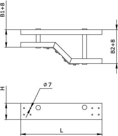 Кабель-канал 80х40 белый TA-G IN-Liner DKC 01781