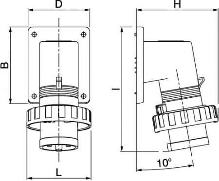 Кабель канал 60х40 TA-GN IN-Liner DKC 01780