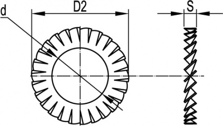 Шайба М8 кузовная DIN9021 DKC CM120800